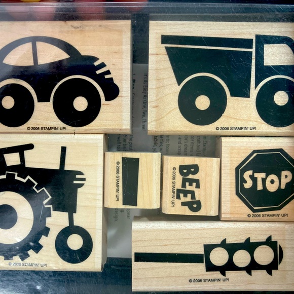 Stampin’ Up! By Land w/rolling stamp and ink - Picture 1 of 3